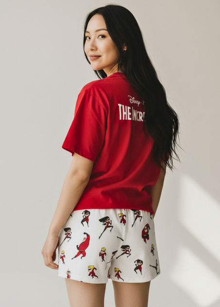 Женская пижама Primark Disney Pixar XXL Хлопковый для дома и сна Красный (9009) - Фото 3 Женская пижама Primark Disney Pixar XXL Хлопковый для дома и сна Красный (9009) - изображение 3