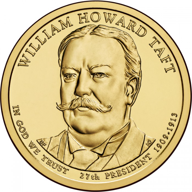 Монета 1 долар 2013 D UNC 27-й Президент США - Вільям Говард Тафт (1909–1913) William Howard Taft - Фото 1 Монета 1 долар 2013 D UNC 27-й Президент США - Вільям Говард Тафт (1909–1913) William Howard Taft - зображення 1