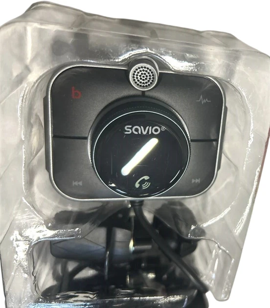 FM-трансмітер Savio TR-14 з Bluetooth та зарядним пристроєм PD (5901986047810) (955555910088689) - Уцінка - зображення 3