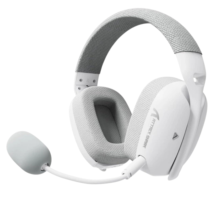 Гарнітура Attack Shark L80 Pro White - Фото 3 Гарнітура Attack Shark L80 Pro White - зображення 3