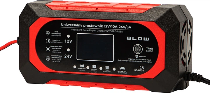 Prostownik automatyczny Blow 12 V/10 A - 24 V/5 A (5900804134237) - obraz 2