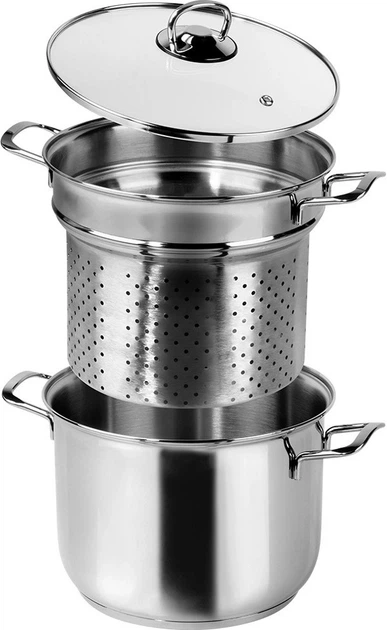 Каструля для макаронів Orion Anett сталева 6 л (8592381146214) - зображення 2