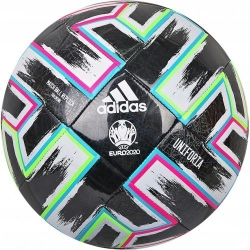 М'яч футбольний Adidas Uniforia Euro 2020 Training FP9745 №4 Чорний - Фото 1 М'яч футбольний Adidas Uniforia Euro 2020 Training FP9745 №4 Чорний - зображення 1