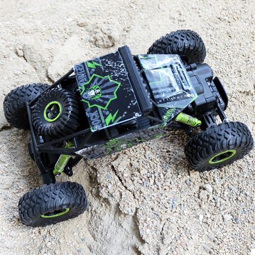 Машинка на радиоуправлении джип-вездеход HB Toys Rock Through на амортизаторах полноприводная с протекторами и большими резиновыми колесами Зелёный - Фото 11 Машинка на радиоуправлении джип-вездеход HB Toys Rock Through на амортизаторах полноприводная с протекторами и большими резиновыми колесами Зелёный - изображение 11