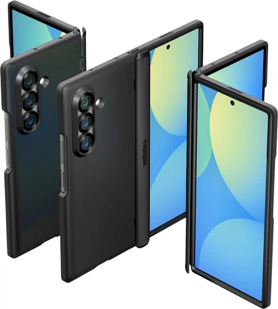 Etui Spigen Slim Armor Pro Mag Fit do Samsung Galaxy Z Fold 7 Black (ACS09551) - obraz 14