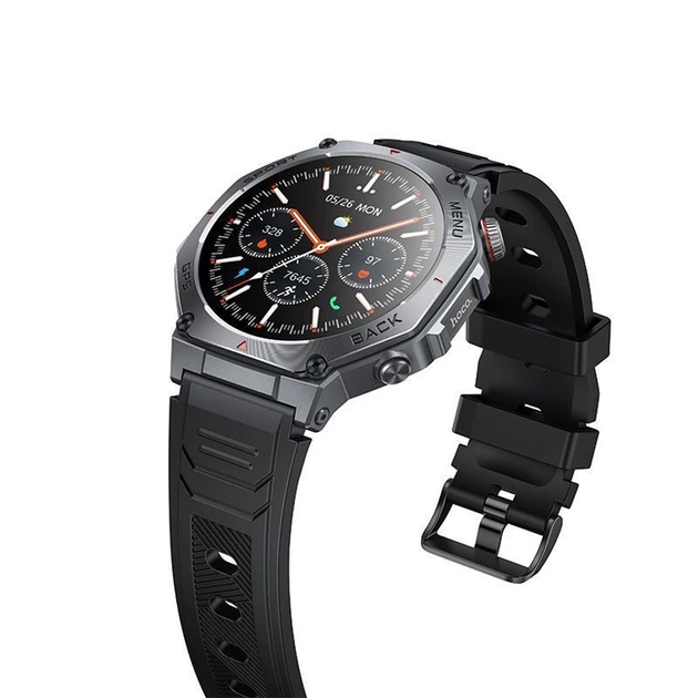 Смарт-годинник Hoco Y37 AMOLED GPS sports watch(call version) Black - Фото 5 Смарт-годинник Hoco Y37 AMOLED GPS sports watch(call version) Black - зображення 5