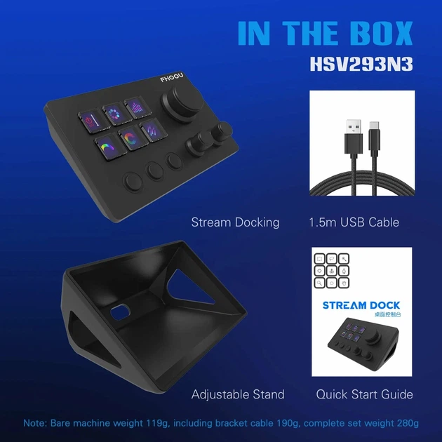 Мини-клавиатура консольная панель Mirabox N3 StreamDeck Global Version для Win/Mac - Фото 4 Мини-клавиатура консольная панель Mirabox N3 StreamDeck Global Version для Win/Mac - изображение 4