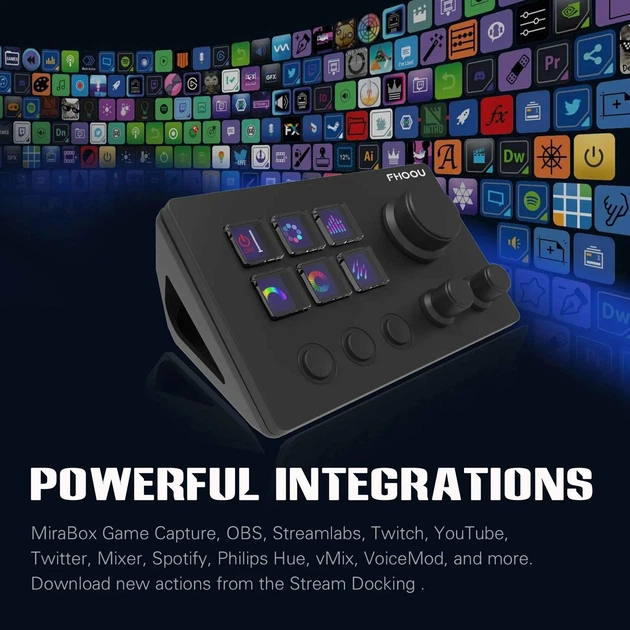 Мини-клавиатура консольная панель Mirabox N3 StreamDeck Global Version для Win/Mac - Фото 9 Мини-клавиатура консольная панель Mirabox N3 StreamDeck Global Version для Win/Mac - изображение 9