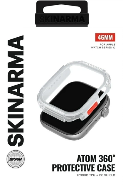 Etui SkinArma Atom do Apple Watch Series 10/11 46mm Frost (SK-WC46-ATOM-FROST) - obraz 3