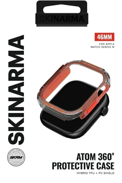 Etui SkinArma Atom do Apple Watch Series 10/11 46mm Sienna (SK-WC46-ATOM-SIENNA) - obraz 3
