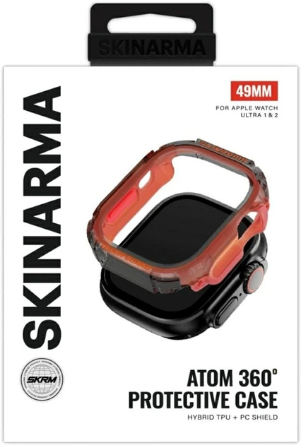 Etui SkinArma Atom do Apple Watch Ultra 1/2/3 49mm Sienna (SK-WC49-ATOM-SIENNA) - obraz 3