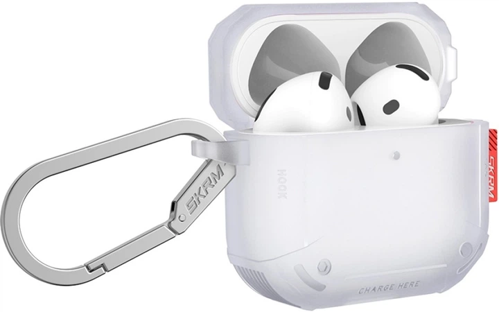 Чохол SkinArma Mecha CE для Apple AirPods 4 Frost (SK-AP4MECCE-FRT) - зображення 2