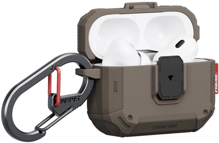 Etui SkinArma Mecha LE do Apple AirPods Pro 3 Khaki (SK-APP3MECLE-BIRCH) - obraz 2