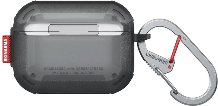Etui SkinArma Mecha LE do Apple AirPods Pro 3 Smoke (SK-APP3MECLE-FSMK) - obraz 3