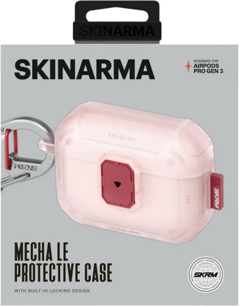 Etui SkinArma Mecha LE do Apple AirPods Pro 3 Pink (SK-APP3MECLE-FBLH) - obraz 4