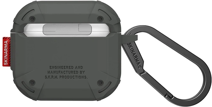 Etui SkinArma Mecha CE do Apple AirPods 4 Olive (SK-AP4MECCE-GRN) - obraz 3