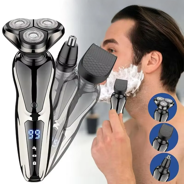 Электробритва 3 в 1 Weizer UltimateShave Trio c триммером - изображение 2