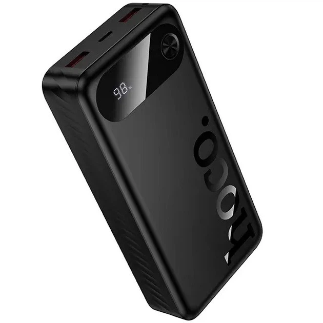 Павербанк HOCO J154A 20000 mAh 22.5W 2USB/1Type-C Портативный внешний аккумулятор Power Bank с быстрой зарядкой 22.5W+PD20W Black - Фото 1 Павербанк HOCO J154A 20000 mAh 22.5W 2USB/1Type-C Портативный внешний аккумулятор Power Bank с быстрой зарядкой 22.5W+PD20W Black - изображение 1