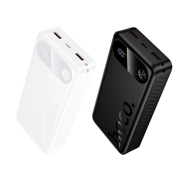 Павербанк HOCO J154A 20000 mAh 22.5W 2USB/1Type-C Портативный внешний аккумулятор Power Bank с быстрой зарядкой 22.5W+PD20W Black - Фото 5 Павербанк HOCO J154A 20000 mAh 22.5W 2USB/1Type-C Портативный внешний аккумулятор Power Bank с быстрой зарядкой 22.5W+PD20W Black - изображение 5