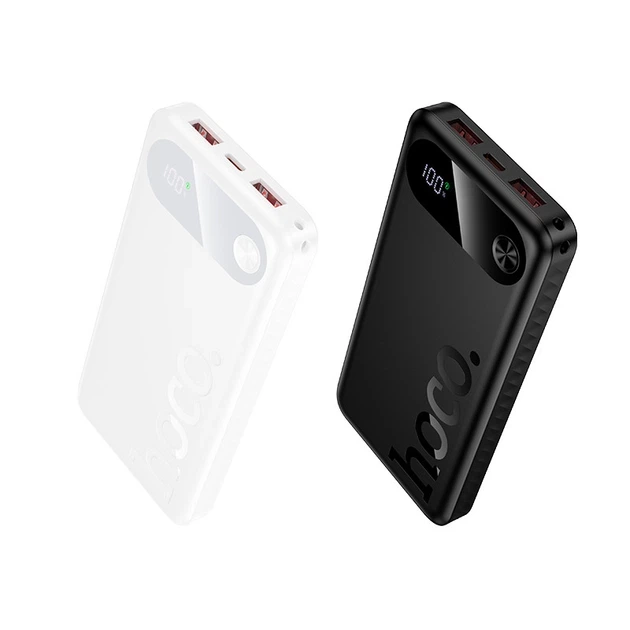 Павербанк HOCO J154 10000 mAh 22.5W 2USB/1Type-C Портативний зовнішній акумулятор Power Bank зі швидкою зарядкою 22.5W+PD20W Black - зображення 5
