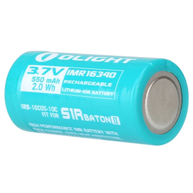 Аккумуляторная батарея Olight IMR16340 (СR123) 550mAh - изображение 2