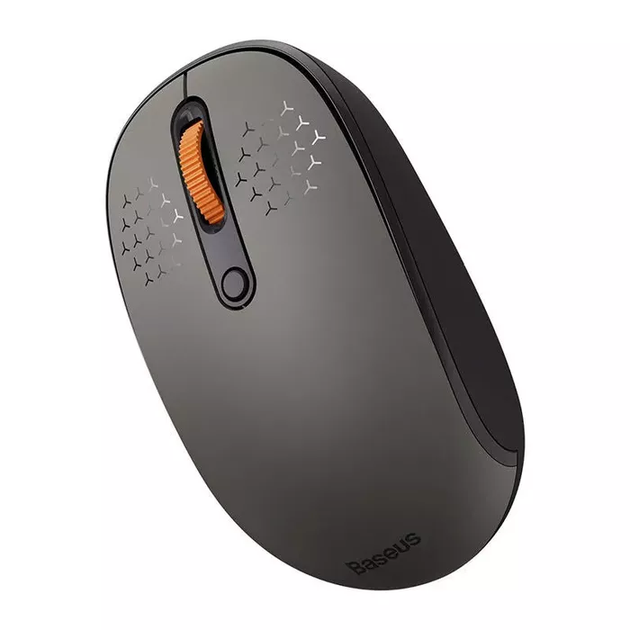 Беспроводная USB мышь Baseus F01B Tri-mode 2.4G BT 5.0 1600 DPI Froster Gray (B01055503833-00) - Фото 6 Беспроводная USB мышь Baseus F01B Tri-mode 2.4G BT 5.0 1600 DPI Froster Gray (B01055503833-00) - изображение 6