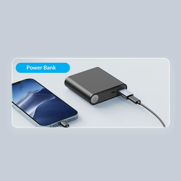 Адаптер перехідник Orico USB A to Type-C 10 Гбіт/с Gray (ORICO-AH-AC10-GY-BP) - зображення 4