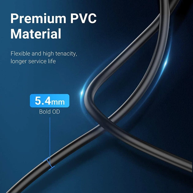 USB кабель-удлинитель Vention USB 3.0 Extension Cable 1.5 м Black (CBHBG) - изображение 7