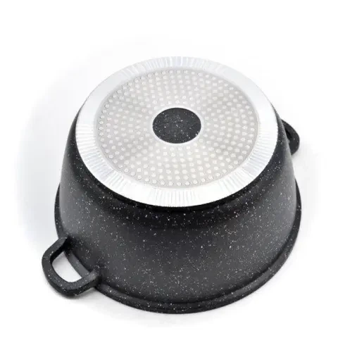 Кастрюля казан с мраморным антипригарным покрытием Benson BN-364 с крышкой 16 см 1.5 л - изображение 3