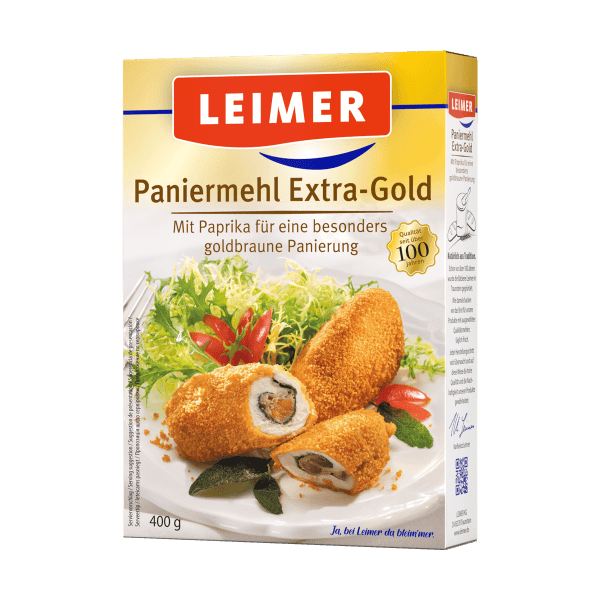 Панірувальні сухарі Leimer Paniremehl Extra - Gold Паприка 400 г - Фото 1 Панірувальні сухарі Leimer Paniremehl Extra - Gold Паприка 400 г - зображення 1