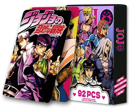 Ломо Карти Неймовірні пригоди ДжоДжо JoJo's Bizarre Adventure 30 карт LC JJBA 01 - Фото 1 Ломо Карти Неймовірні пригоди ДжоДжо JoJo's Bizarre Adventure 30 карт LC JJBA 01 - зображення 1