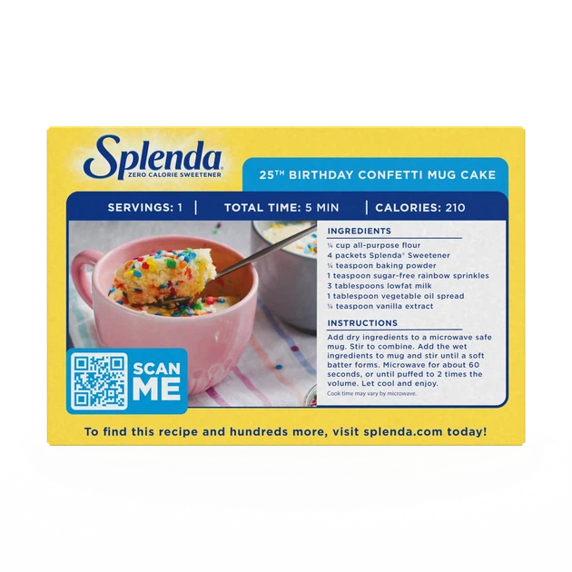 Cахарозаменитель сукралоза Splenda 100 г - Фото 4 Cахарозаменитель сукралоза Splenda 100 г - изображение 4