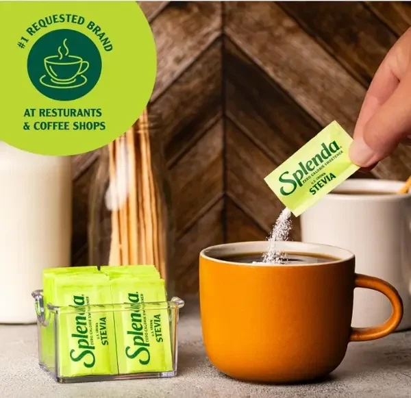 Цукрозамінник стевія без присмаку Splenda 20 пакетиків по 1 граму - Фото 2 Цукрозамінник стевія без присмаку Splenda 20 пакетиків по 1 граму - зображення 2