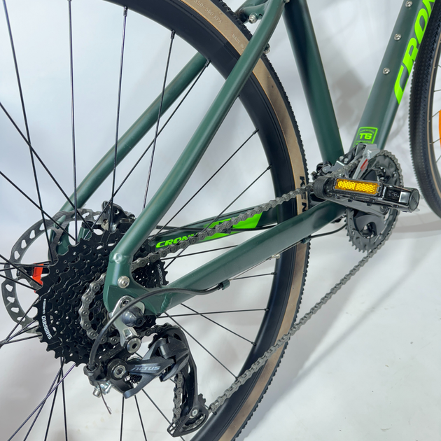Велосипед Cronus 28" Gravel 2025 Рама-17,5" black-green - Фото 6 Велосипед Cronus 28" Gravel 2025 Рама-17,5" black-green - зображення 6