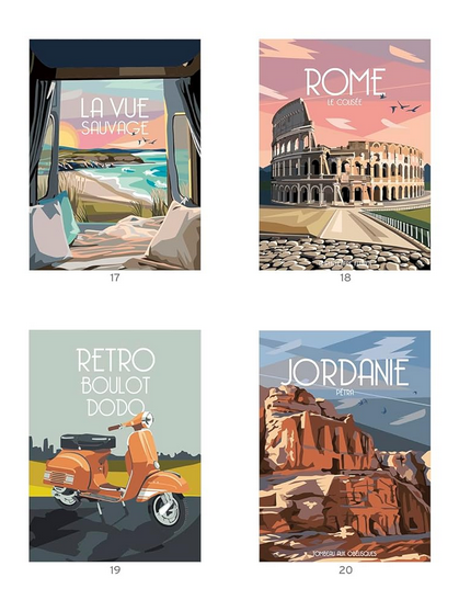Розмальовка Hachette за номерами Escapades merveilleuses - Фото 8 Розмальовка Hachette за номерами Escapades merveilleuses - зображення 8