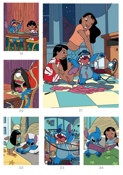 Раскраска Disney Hachette по номерам Stitch au numero - изображение 7