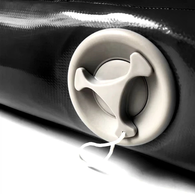 Śćieżka akrobatyczna Hedo Airtrack 400 x 100 x 20 cm Czarna (5907184130248) - obraz 5