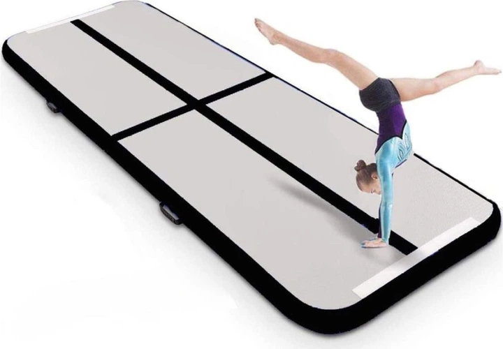 Śćieżka akrobatyczna Hedo Airtrack 400 x 100 x 20 cm Czarna (5907184130248) - obraz 9