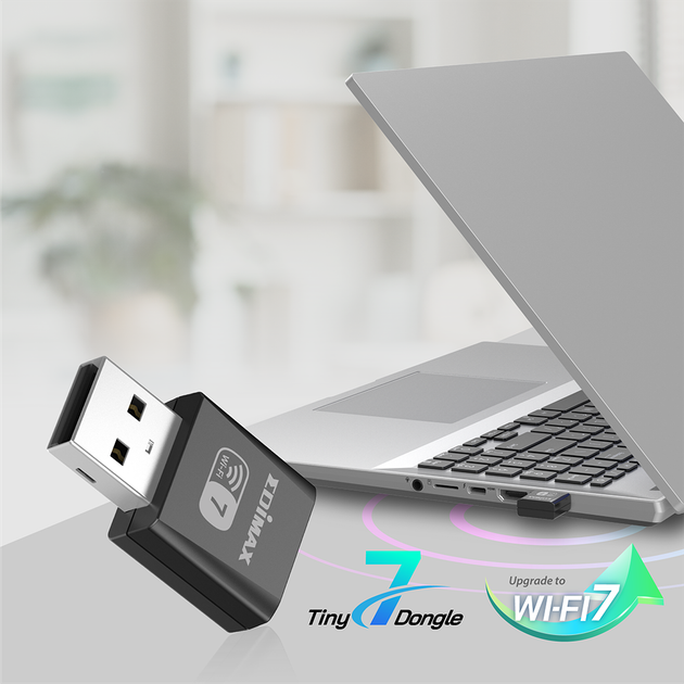 Wi-Fi USB адаптер Edimax (EW-7822UN7) Wi-Fi 7 - Фото 5 Wi-Fi USB адаптер Edimax (EW-7822UN7) Wi-Fi 7 - зображення 5