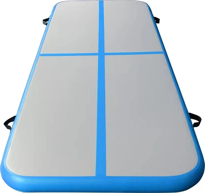 Śćieżka akrobatyczna Hedo Airtrack 400 x 100 x 10 cm Niebieska (5907184130224) - obraz 2