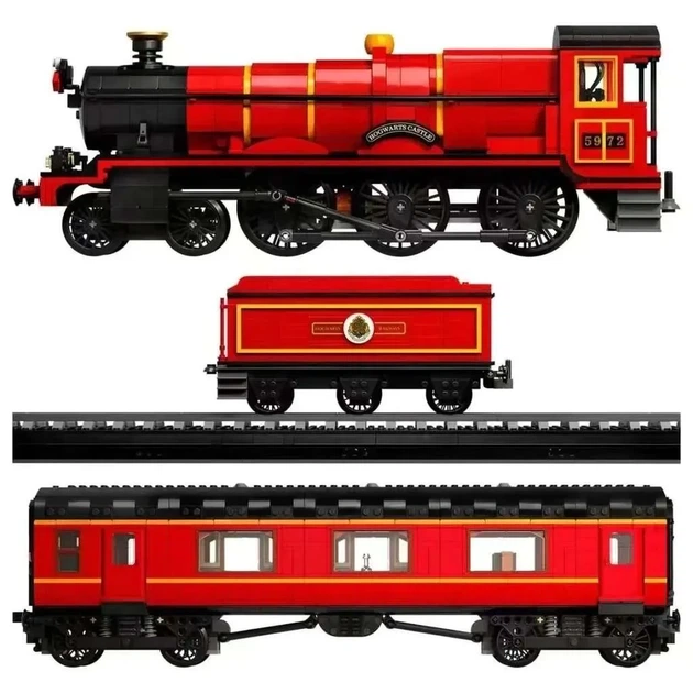 Большой красный конструктор Hogwarts Train серия Гарри Поттер - Фото 6 Большой красный конструктор Hogwarts Train серия Гарри Поттер - изображение 6