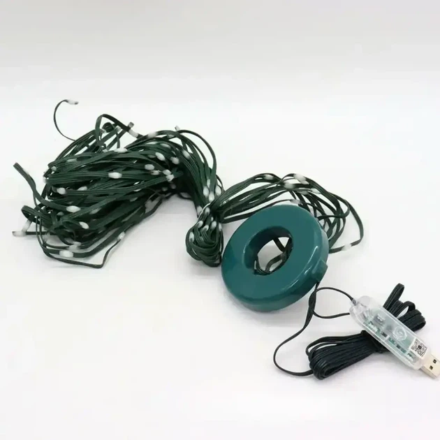 Гирлянда Конский хвост 250LED 25м с пультом управления для новогоднего оформления USB разноцветная - изображение 9