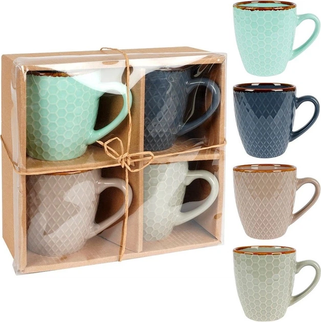 Кружки Vilde керамічні 250 мл 4 шт (5904316416546) - зображення 2