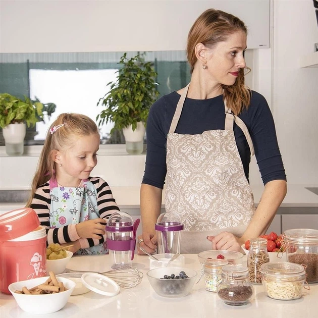 Fartuch kuchenny Orion bawełniany wiązany (8592381160487) - obraz 3