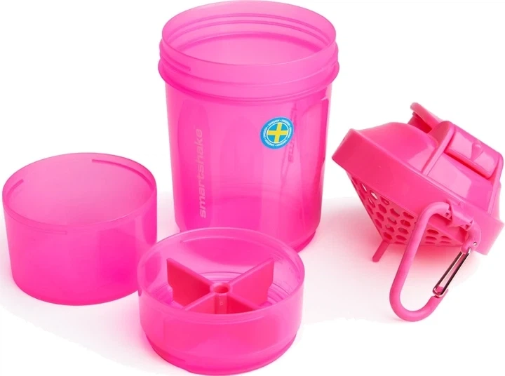 Шейкер SmartShake Original2Go 600 мл NEON Pink (365801) - зображення 2