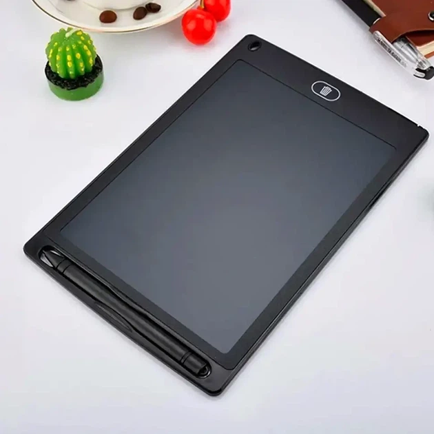 Детский графический планшет 8 5 дюймов для рисования с LCD экраном черный пластиковый планшет для творчества - изображение 5