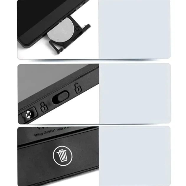 Детский графический планшет 8 5 дюймов для рисования с LCD экраном черный пластиковый планшет для творчества - изображение 10