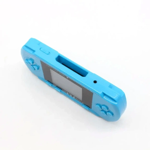Портативна ігрова консоль чорна з USB-кабелем для дітей із джойстиками синього кольору - зображення 8