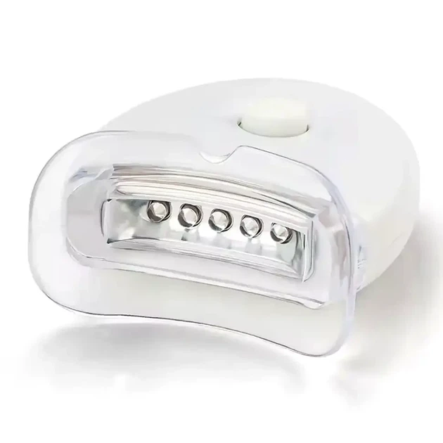 Система отбеливания зубов Dental White с LED для отбеливания зубов на батарейках прозрачный высокая прочность - изображение 5