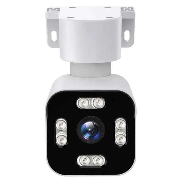Вулична камера відеоспостереження IP 3МП з WIFI та датчиком руху біла з LED підсвічуванням 20м модель A6S - зображення 4